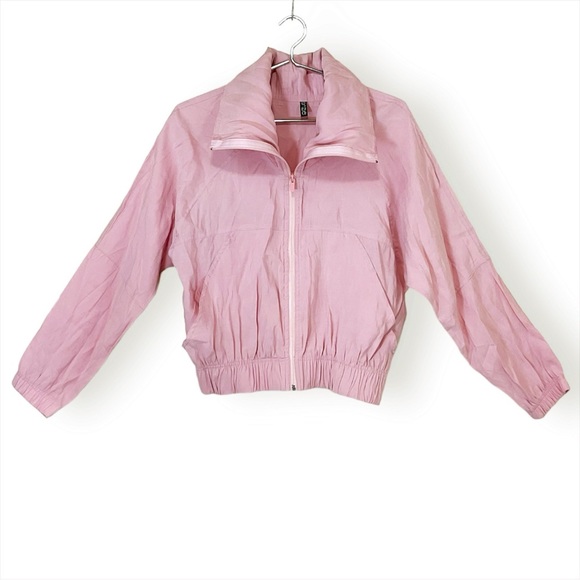 Onzie Blush Zip Up Woven Jacket - Picture 2 of 7